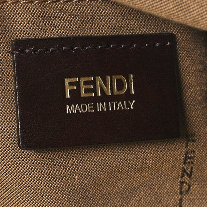 Fendi Zucca Cuoio Lucido Medium Chef Boston Tobacco Moro 6 of 10