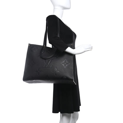Louis Vuitton Empreinte Monogram Giant Onthego GM Black 2 of 17