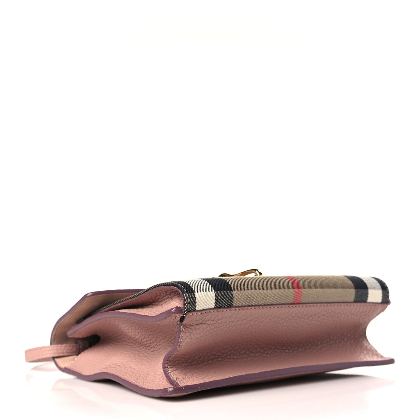 Derby Calfskin House Check Small Macken Crossbody Bag Pale Orchid