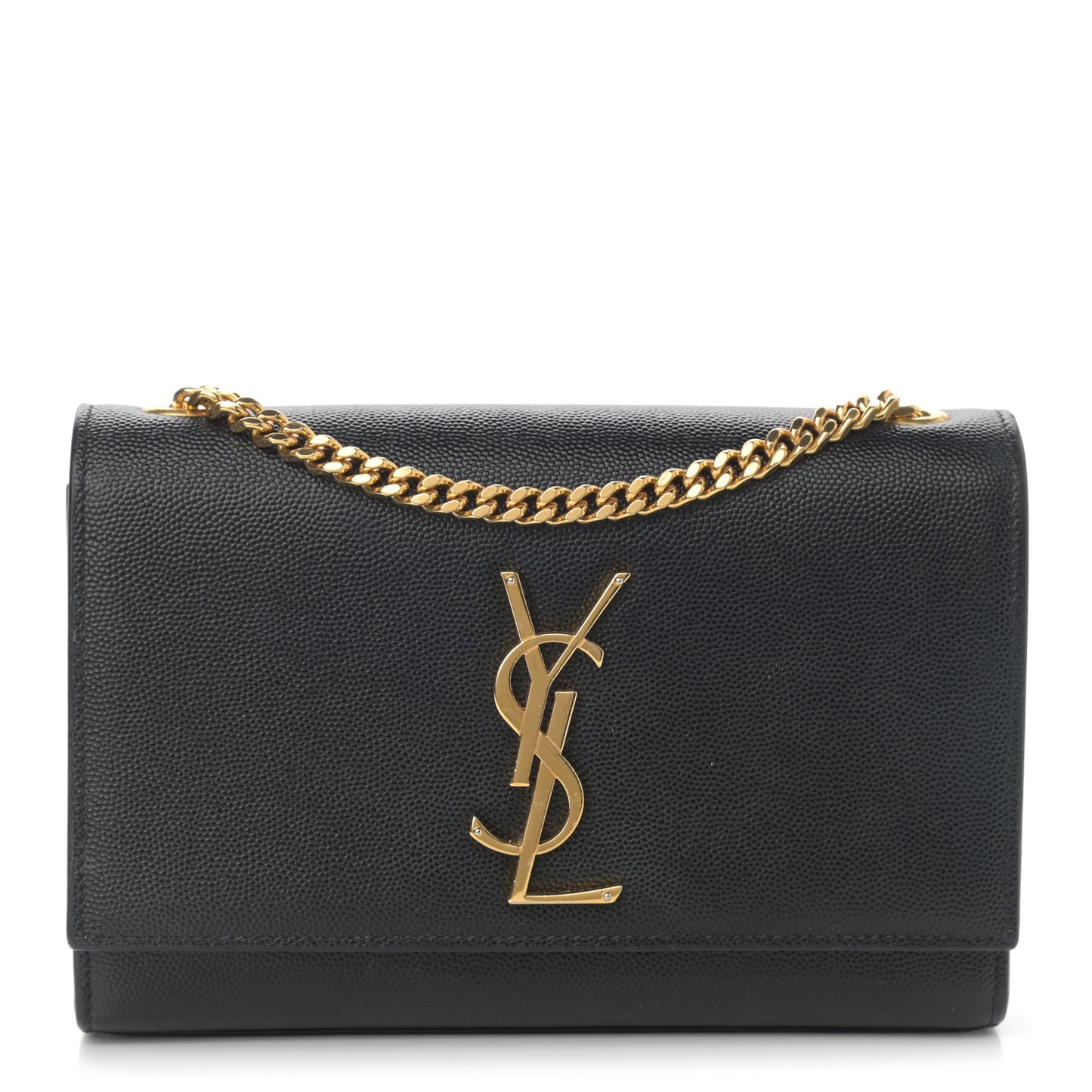 Grain De Poudre Small Monogram Kate Satchel Black