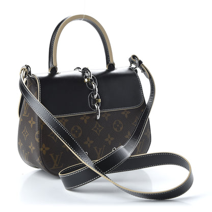 Louis Vuitton Calfskin Monogram Chain It Bag PM Black 3 of 9
