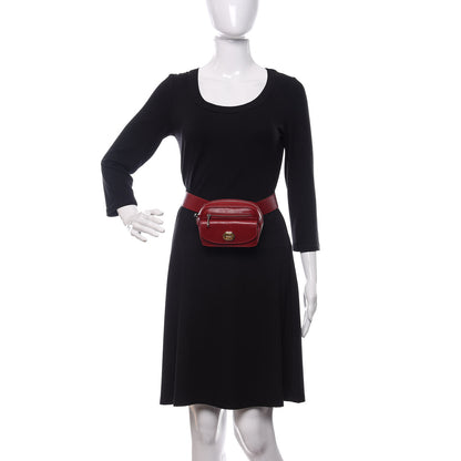 Gucci Fluffy Calfskin Mini Morpheus Belt Bag 90 36 Red 2 of 11