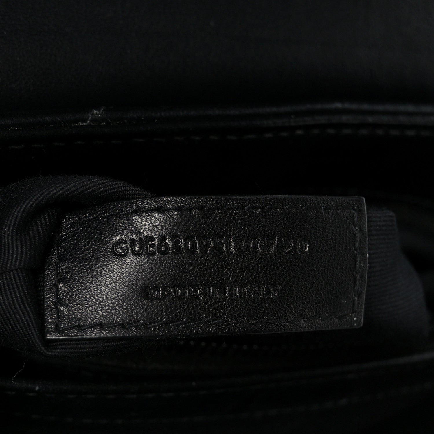 Saint Laurent Calfskin Y Quilted Monogram Monochrome Toy Loulou Crossbody Bag Black 8 of 12