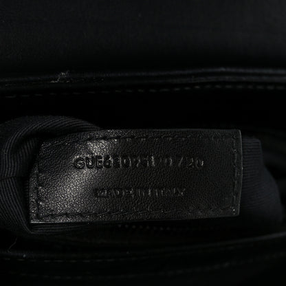 Saint Laurent Calfskin Y Quilted Monogram Monochrome Toy Loulou Crossbody Bag Black 8 of 12