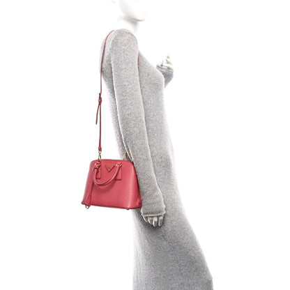 Prada Saffiano Lux Small Promenade Tote  Peonia 2 of 13