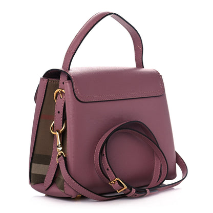 Burberry Derby Calfskin House Check Small Camberley Pink 2 of 10