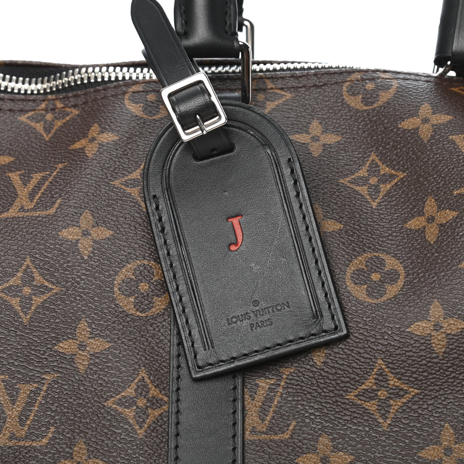 Louis Vuitton Monogram Macassar Keepall Bandouliere 45 6 of 10