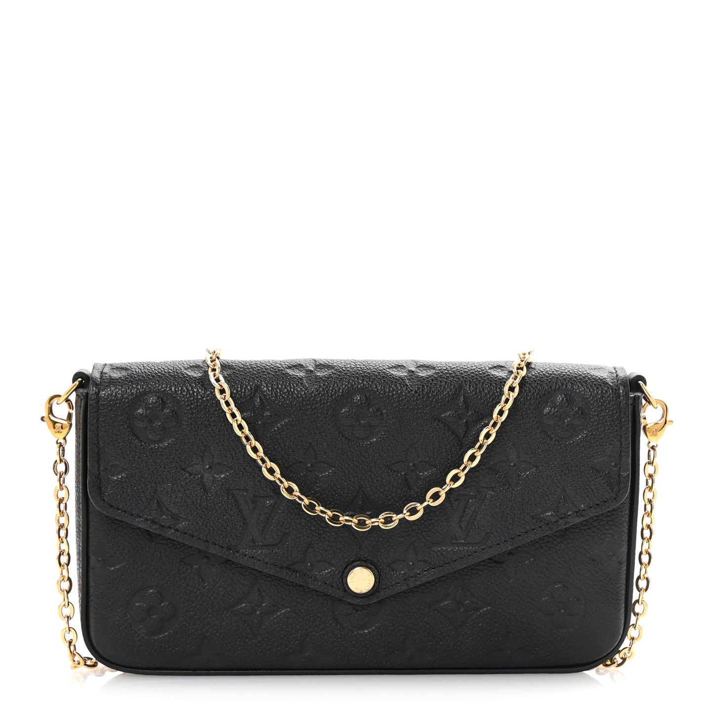 Empreinte Pochette Felicie Chain Wallet Black