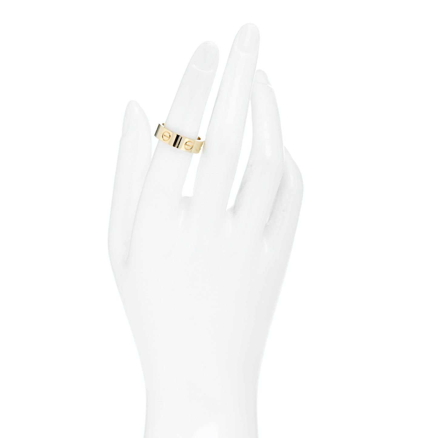18K Yellow Gold 5.5mm LOVE Ring 52 6
