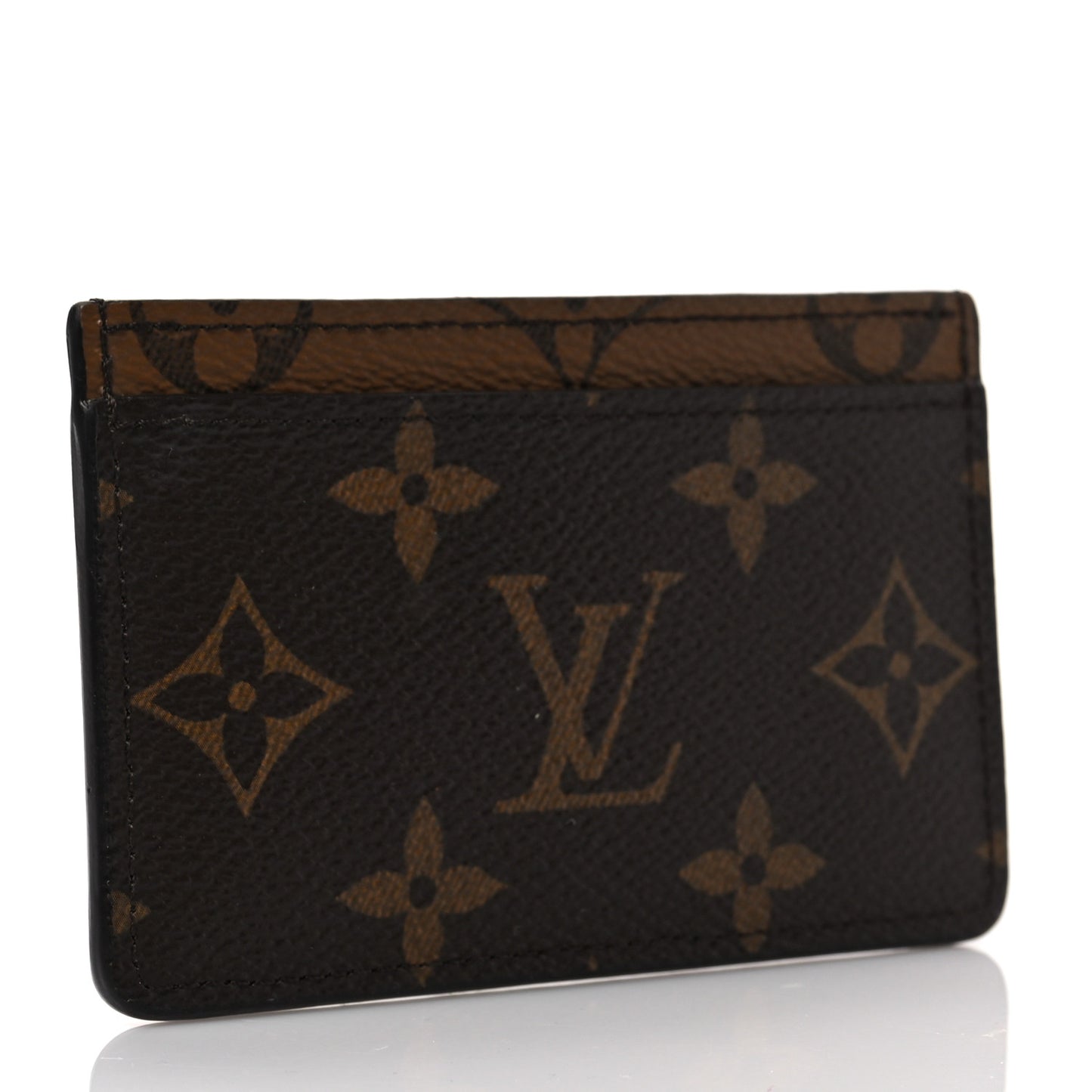 Reverse Monogram Card Holder