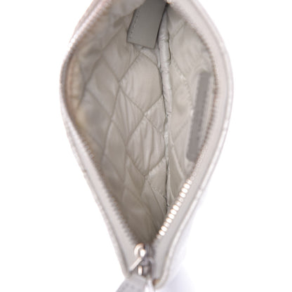 Chanel Metallic Lambskin Star Embossed Coin Purse Case Silver 5 of 12