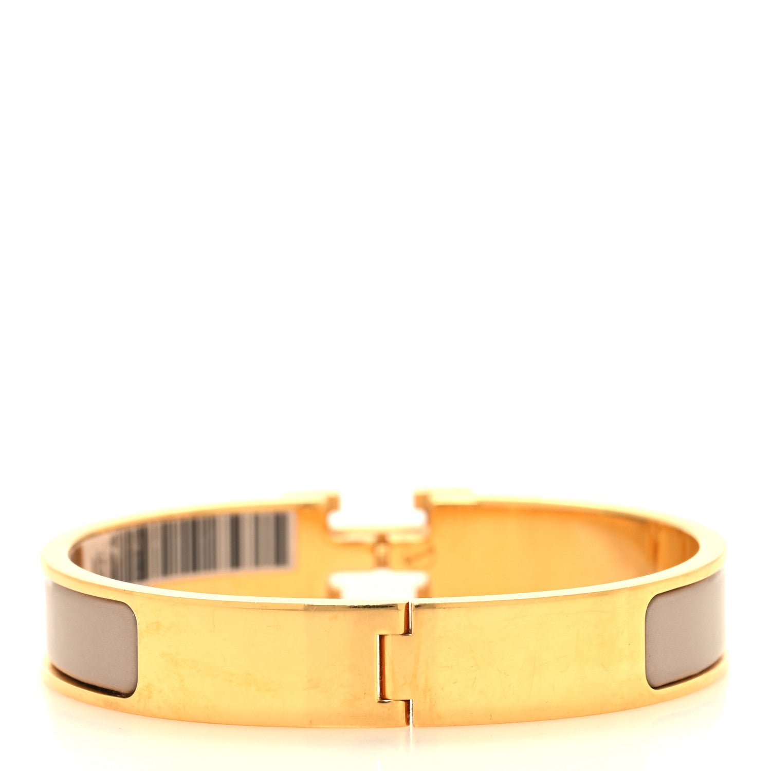 Hermes Enamel Narrow Clic Clac H Bracelet PM Marron Glace 3 of 4