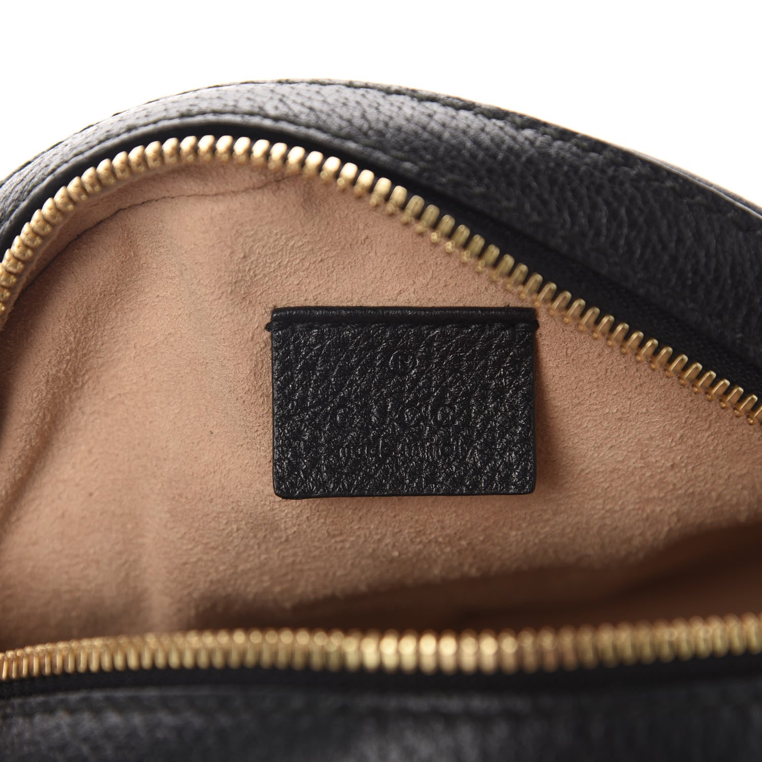 Gucci Grained Calfskin Web Mini Ophidia Round Shoulder Bag Black 8 of 10