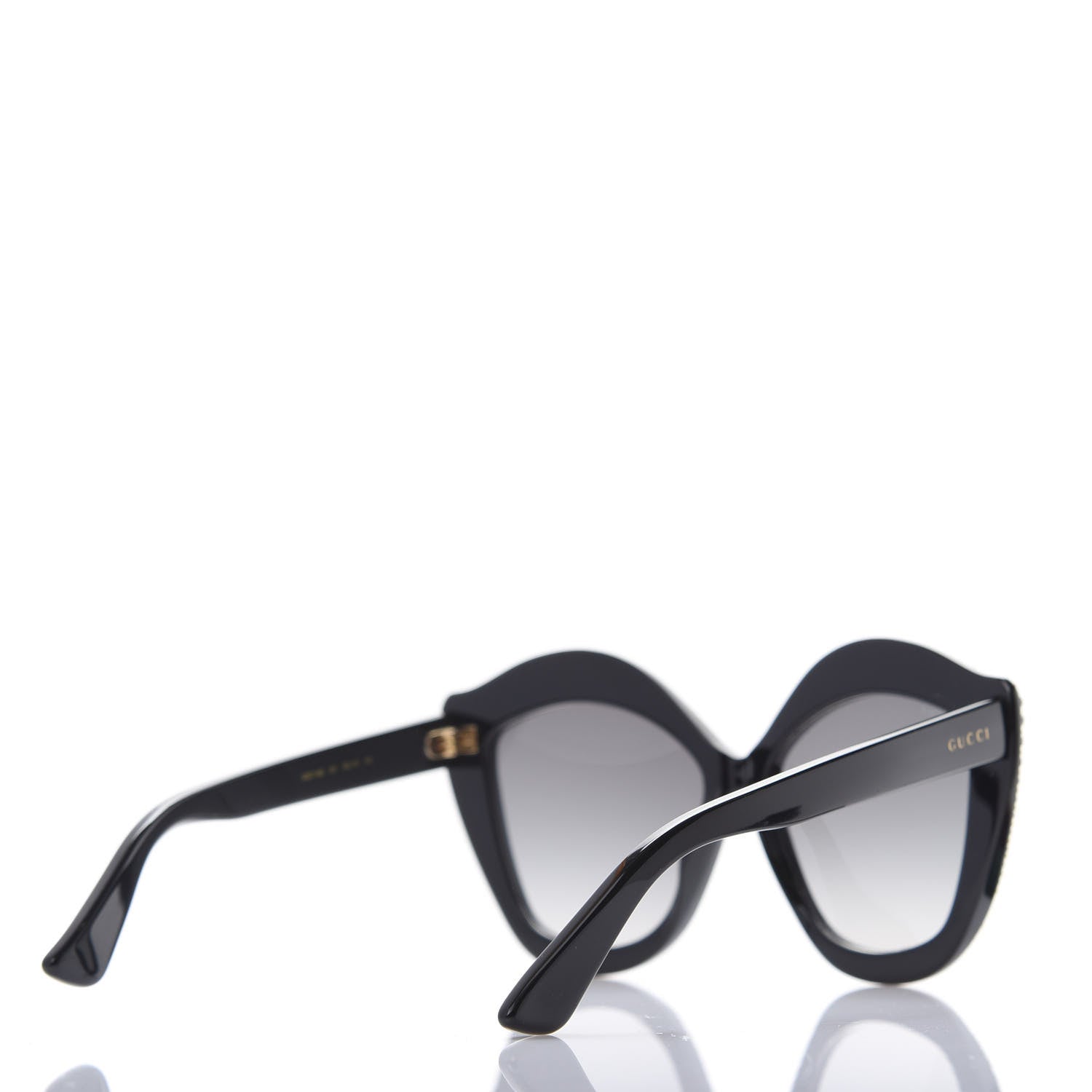 Gucci Crystal Cat Eye Sunglasses GG0118S Black 4 of 8