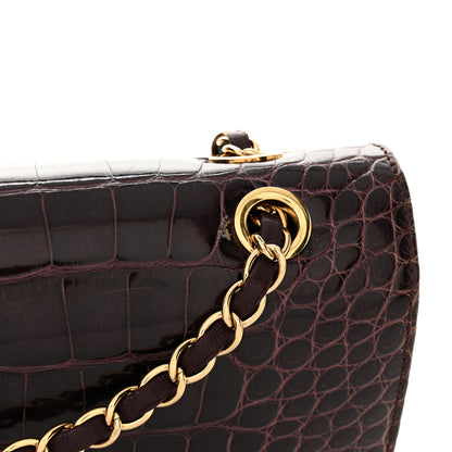 Chanel Alligator Medium Double Flap Purple 21 of 22
