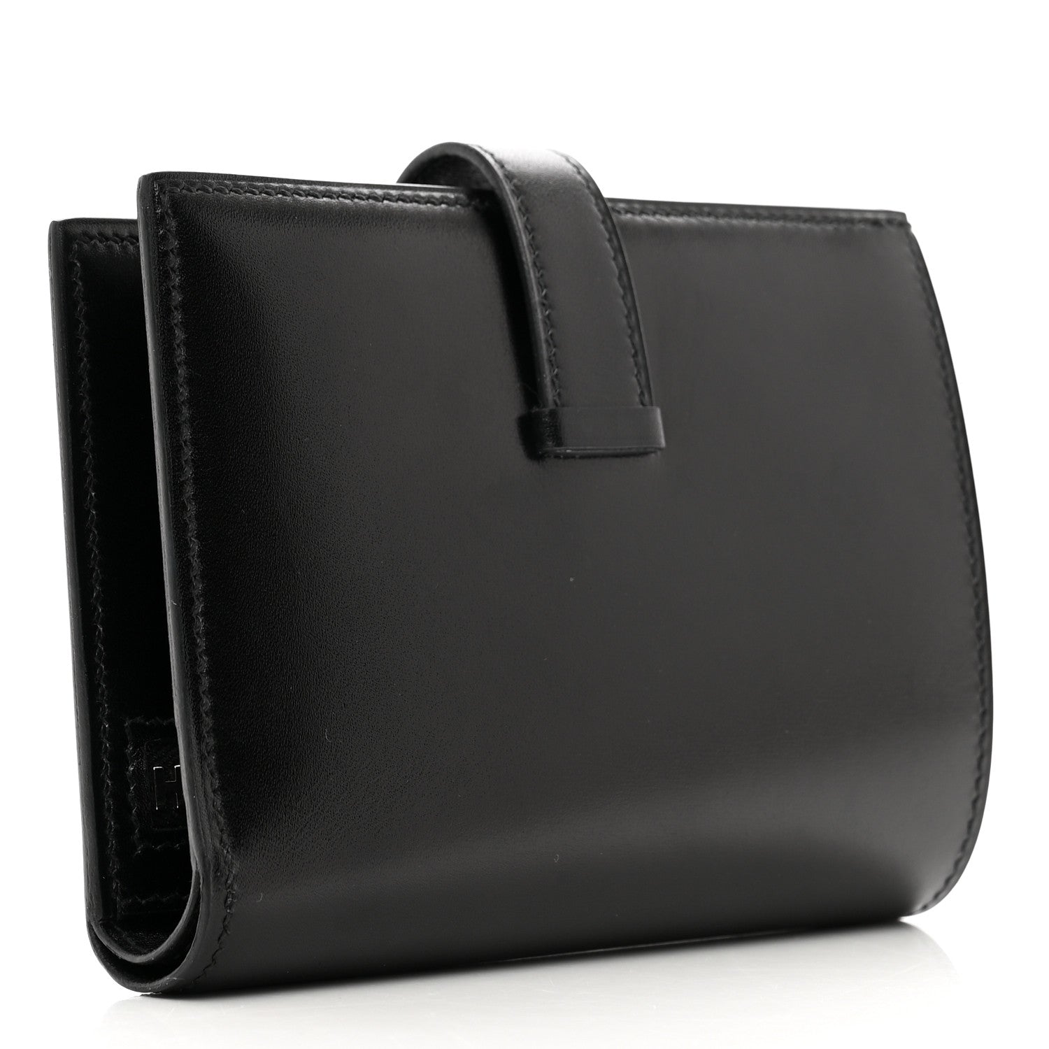 Hermes Box Monochrome Bearn Compact Wallet Black 3 of 8