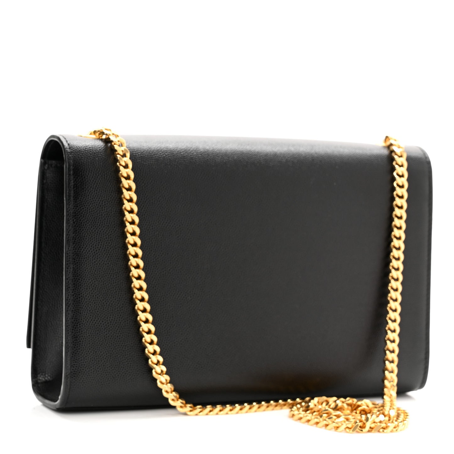 Grain De Poudre Medium Classic Monogram Kate Satchel Black