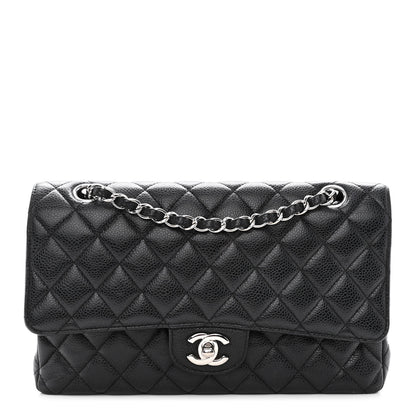 Chanel Caviar Quilted Medium Double Flap Black 1 of 10