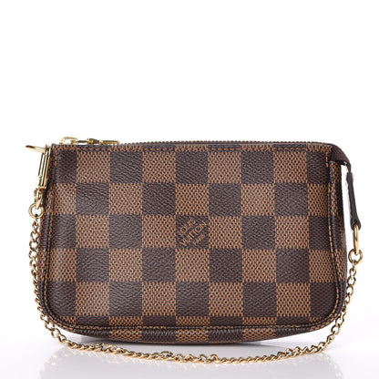 Louis Vuitton Damier Ebene Mini Pochette Accessories 1 of 8