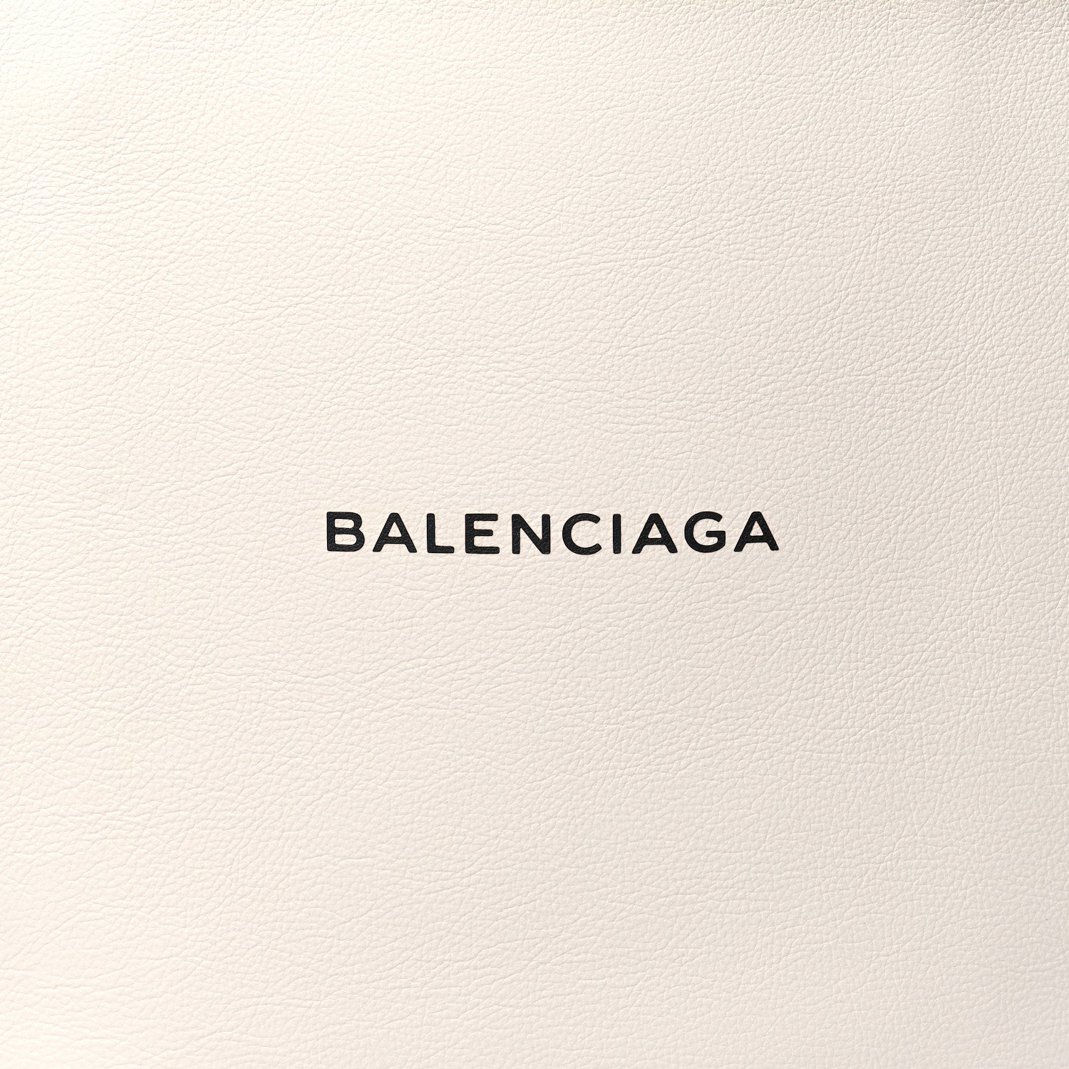 Balenciaga Calfskin Medium Logo North South Shopping Tote White 8 of 10