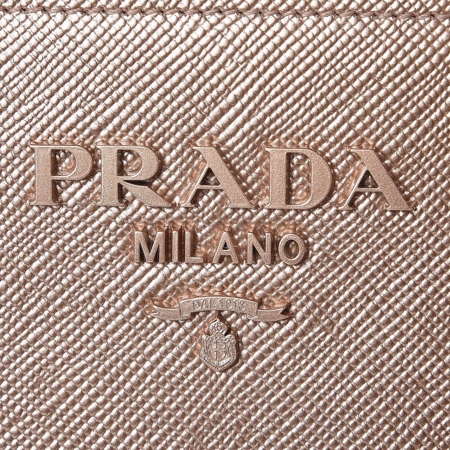 Prada Saffiano Cuir Calfskin Small Monochrome Top Handle Tote Quarzo Mordo 6 of 7