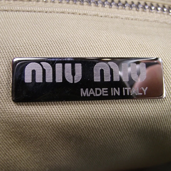 Miu Miu Leather Small Shoulder Bag Black 8 of 11