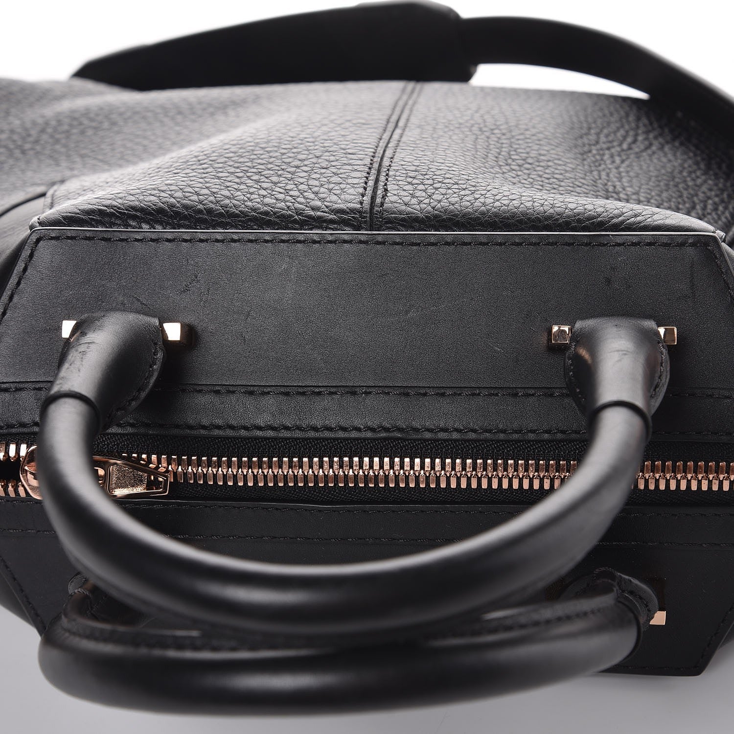 Alexander Wang Pebbled Calfskin Large Emile Black Rose Gold Hardware 9 of 9