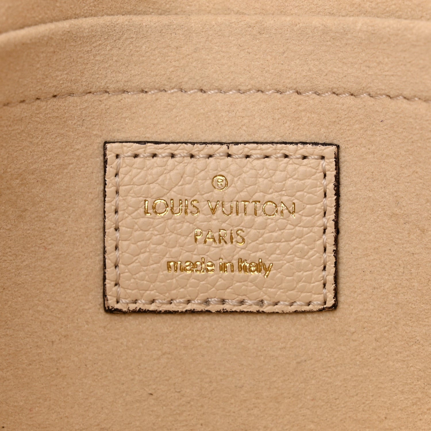 Louis Vuitton Empreinte Pochette Felicie Chain Wallet Cream 7 of 11