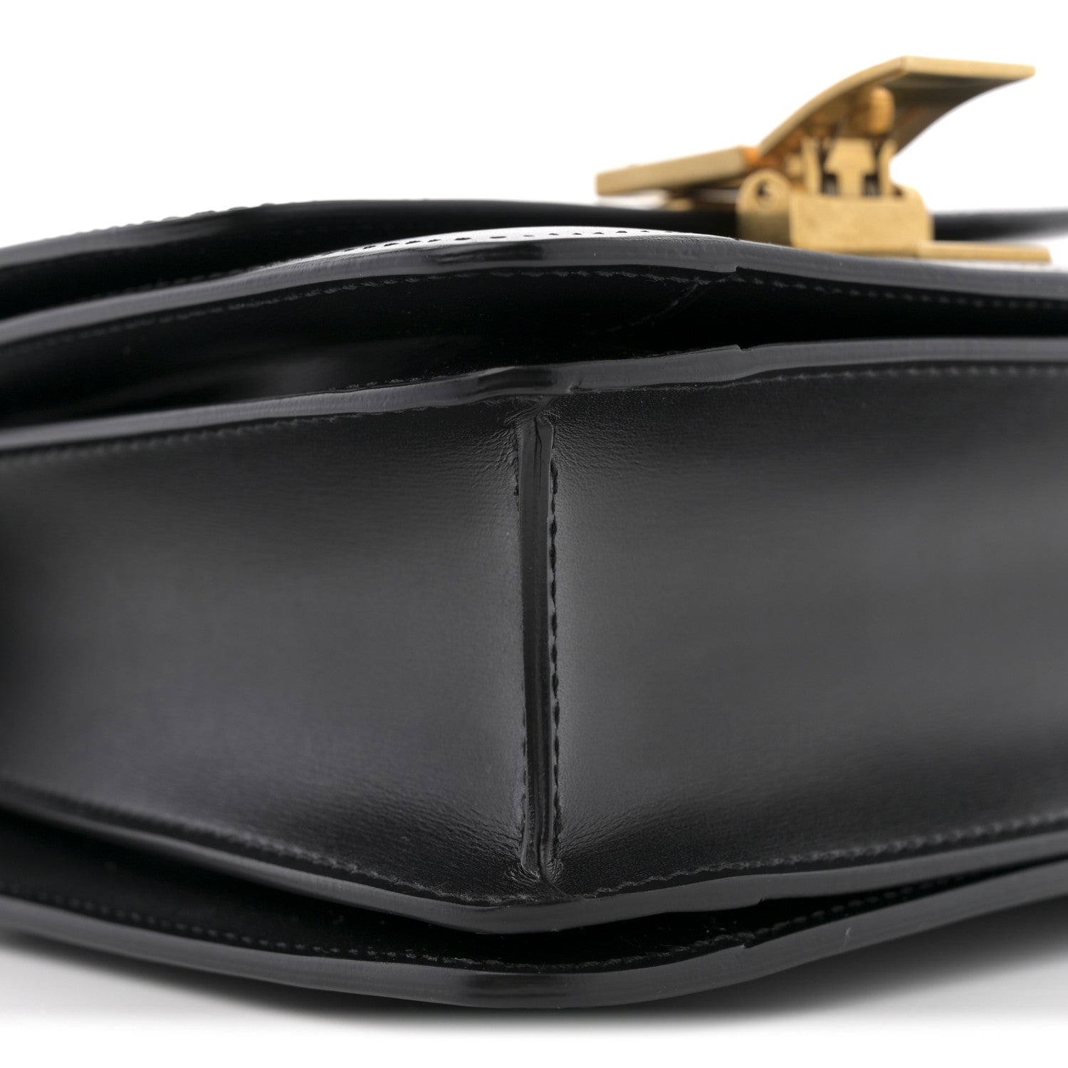 Celine Box Calfskin Small Classic Box Flap Bag Black 8 of 10