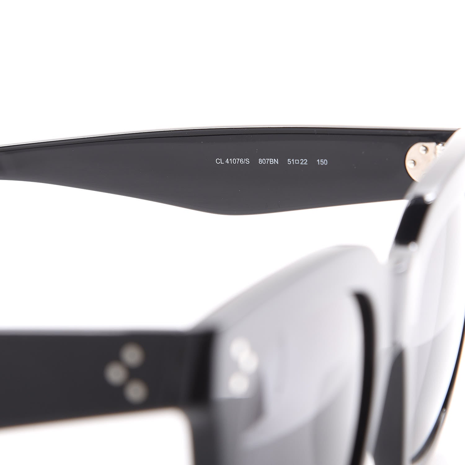 Celine Tilda Sunglasses CL 41076/S Black 5 of 6