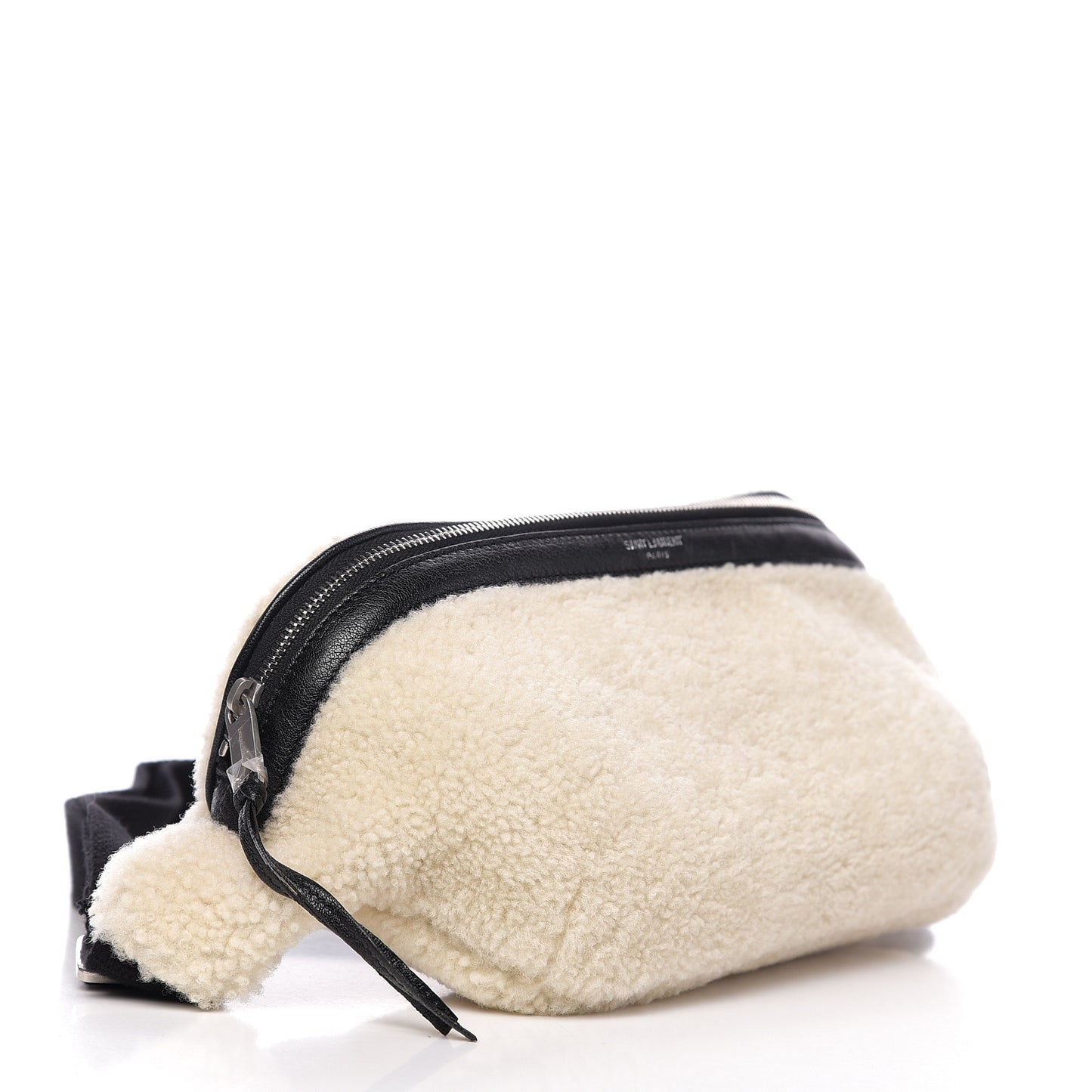 Shearling Belt Bag Beige
