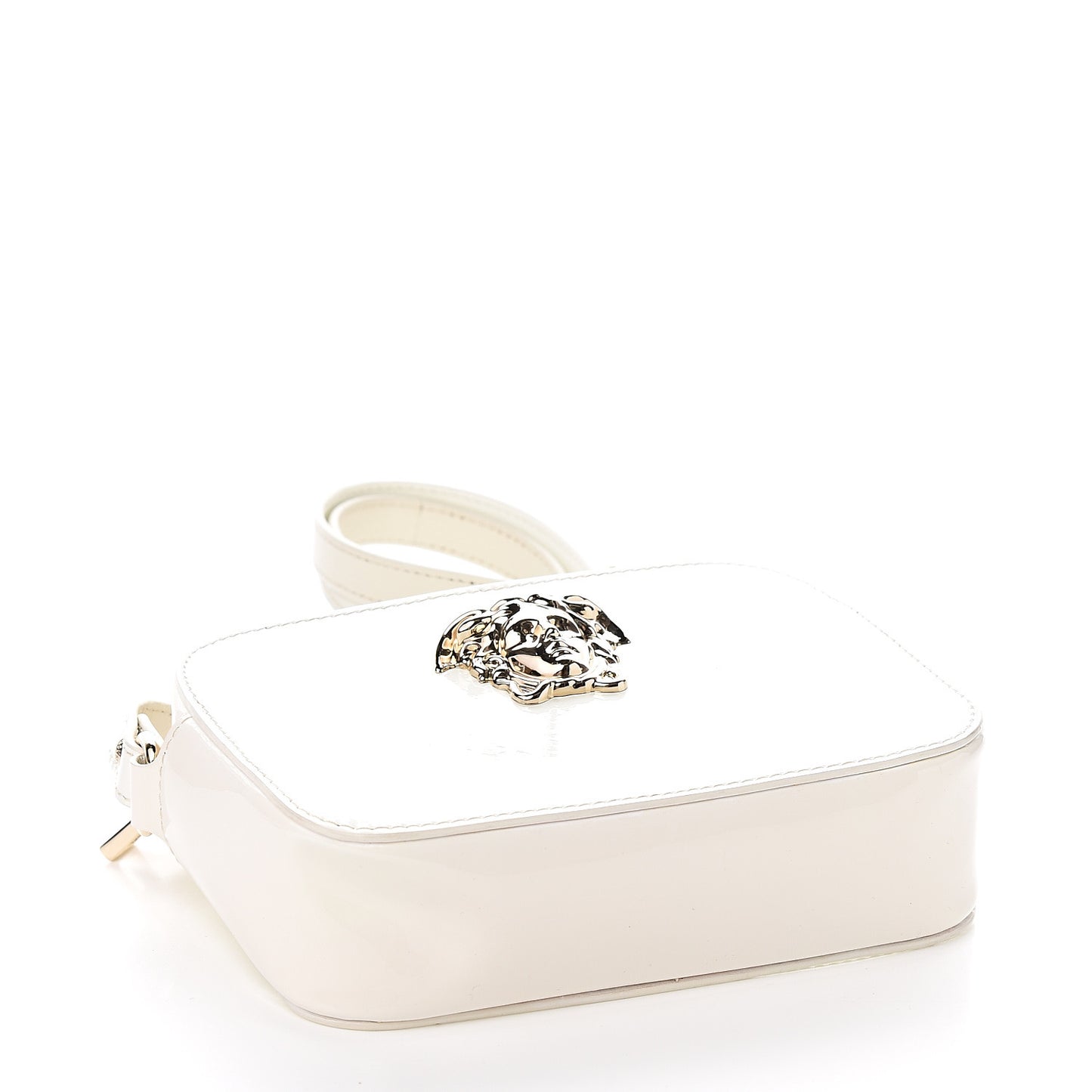 Patent Palazzo Medusa Camera Bag White