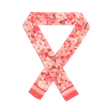Louis Vuitton Silk Monogram Ikat Summer Bandeau Rose Indien 1 of 4