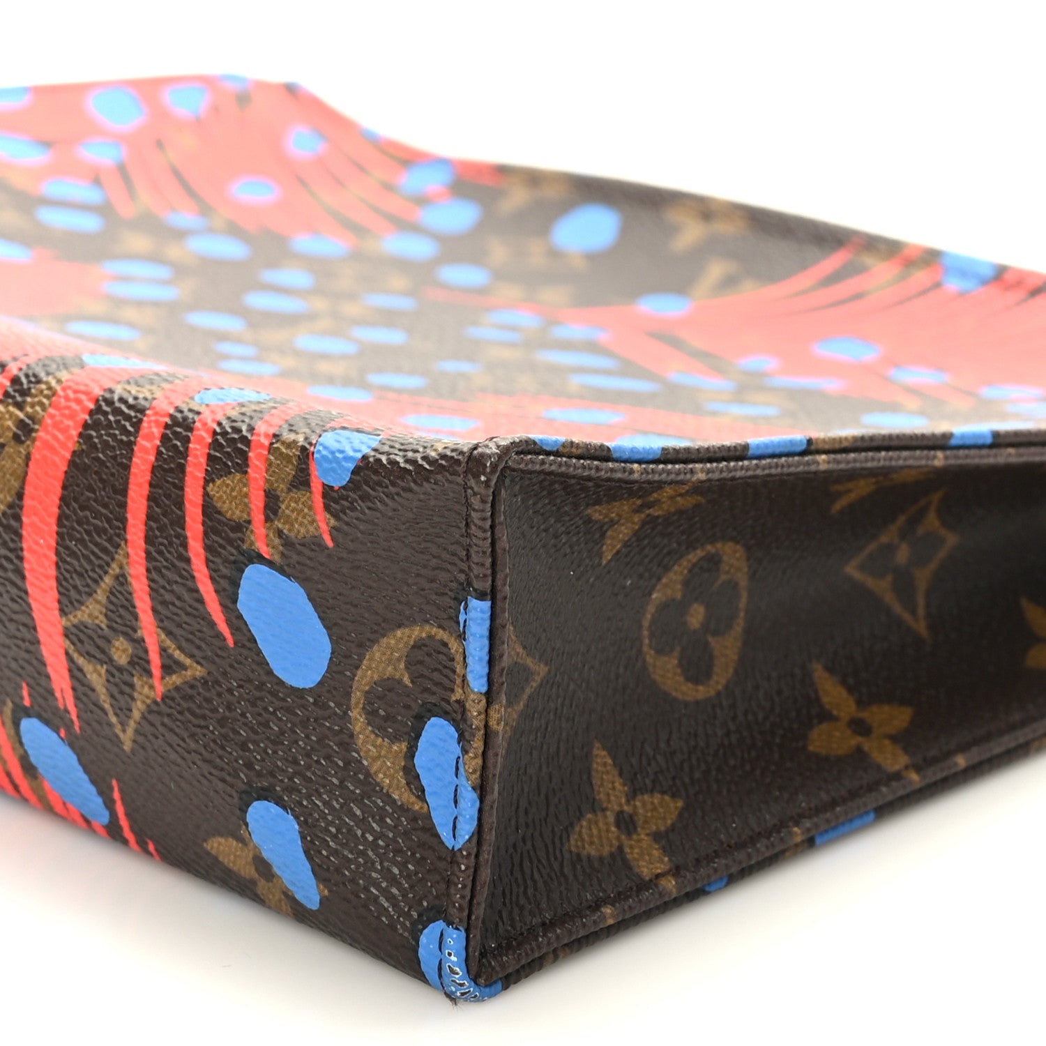 Louis Vuitton Monogram Jungle Dots Toiletry Pouch 26 Coquelicot Denim 9 of 9