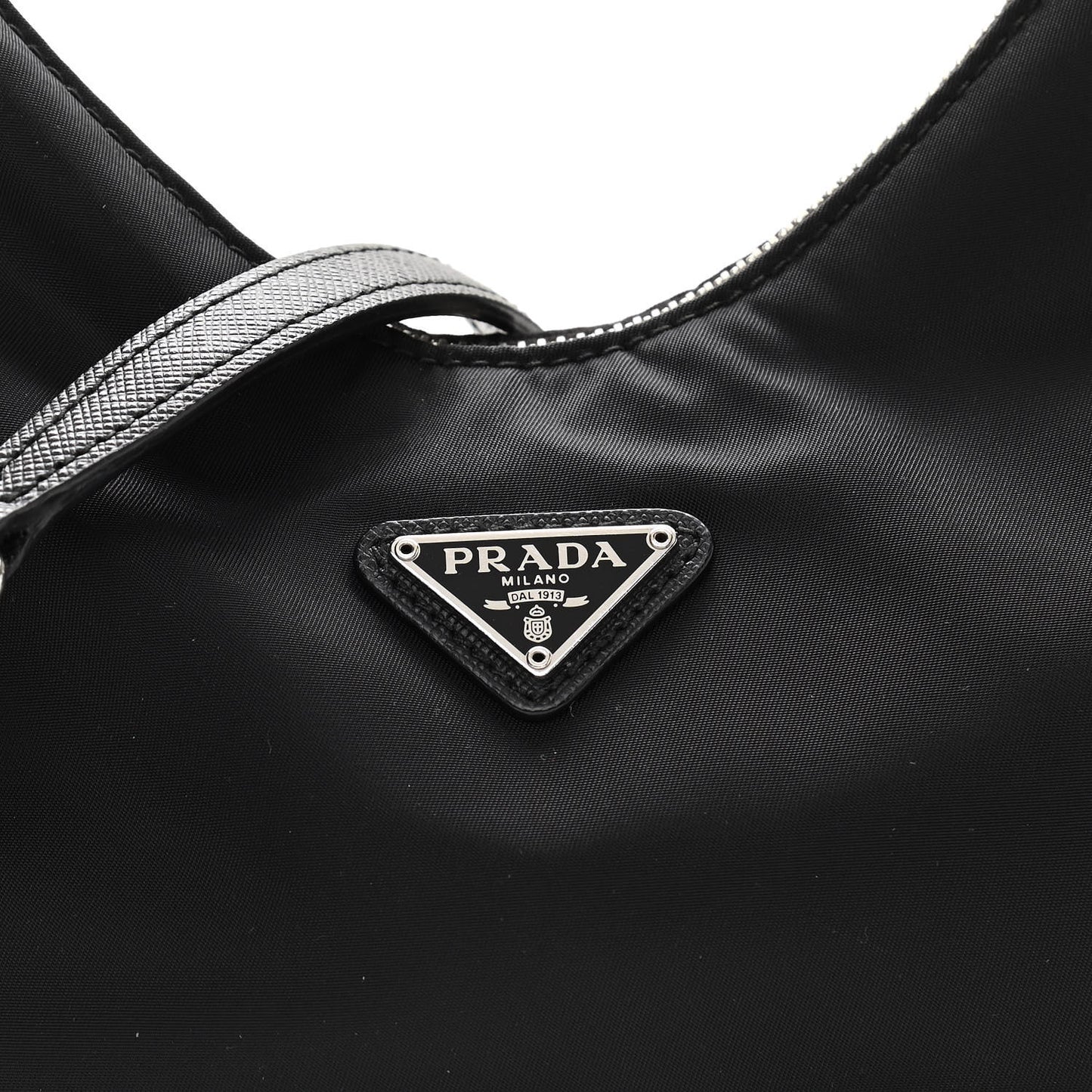 Tessuto Nylon Saffiano Re-Edition 2006 Shoulder Bag Black