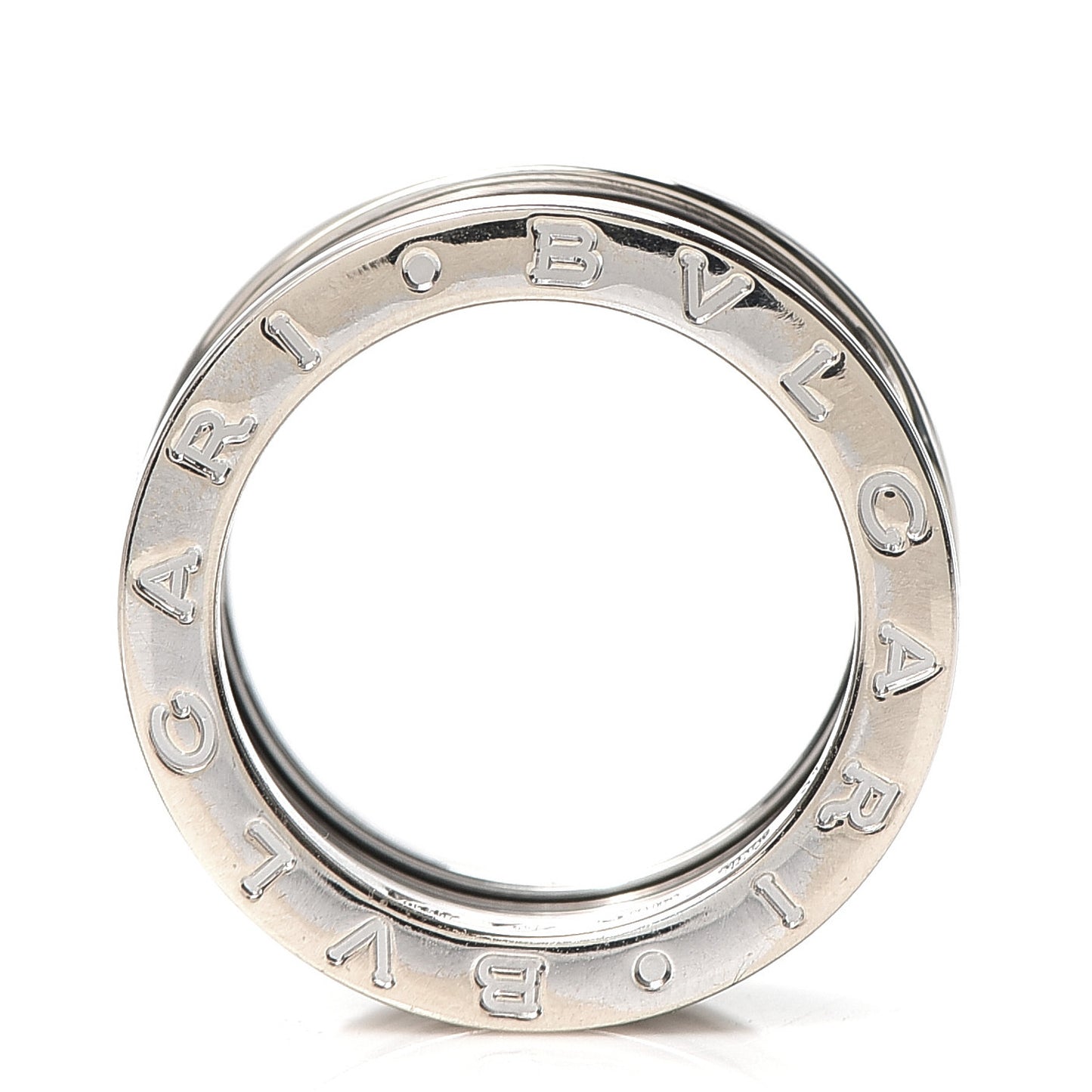 18K White Gold B.Zero1 Three-Band Ring 51 5.75