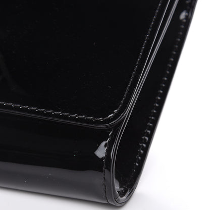 Louis Vuitton Patent Louise Clutch Black 9 of 10
