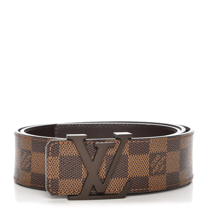Louis Vuitton Damier Ebene 40mm LV Initiales Belt 95 38 1 of 8