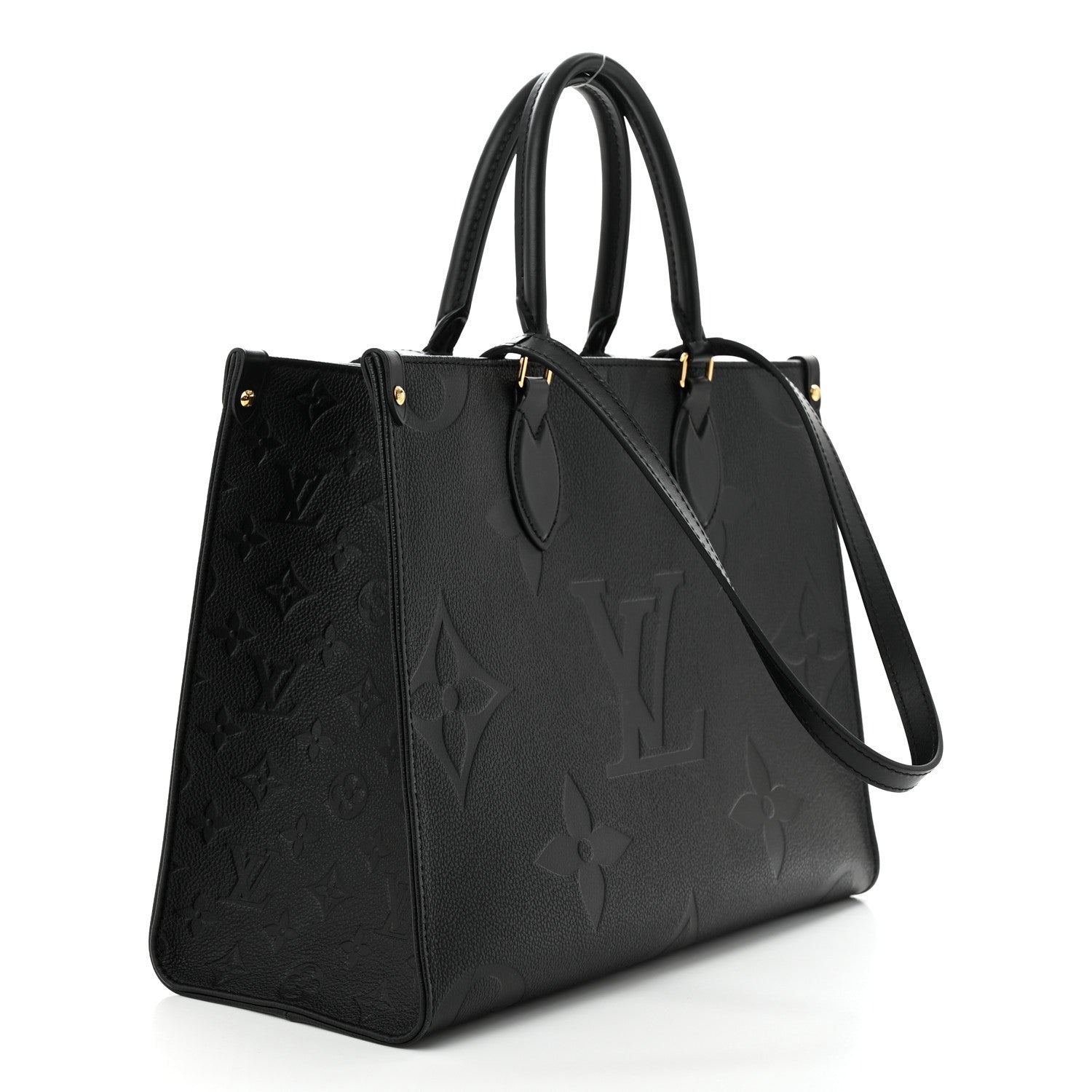 Louis Vuitton Empreinte Monogram Giant Onthego MM Black 3 of 14