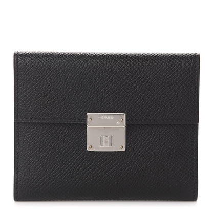 Hermes Epsom Clic Mini Card Holder Black 1 of 7
