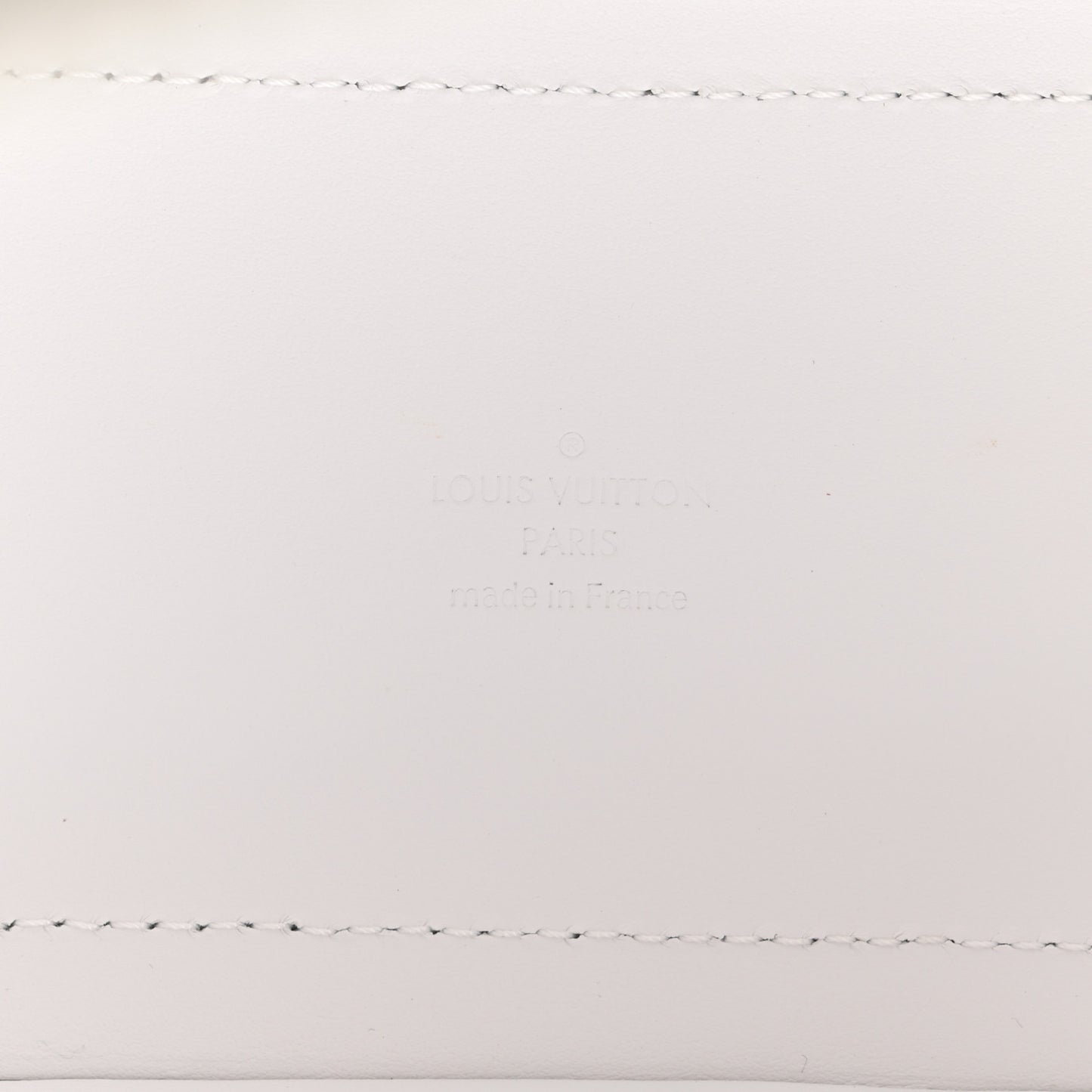 Calfskin PVC Epi Plage Soft Trunk Optic White