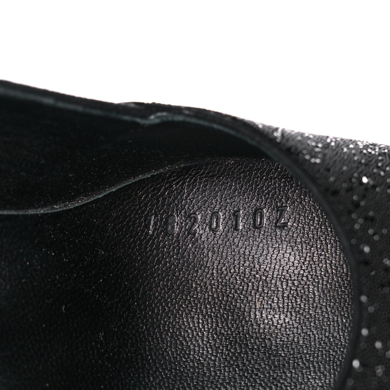 Hermes Suede Goatskin Crystal Powder Pumps 38.5 Black 8 of 10