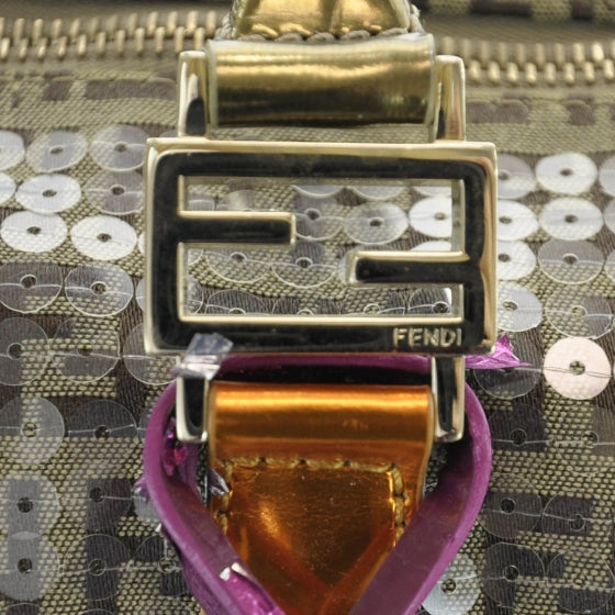 Fendi Sequin Patent Forever Boston 6 of 11