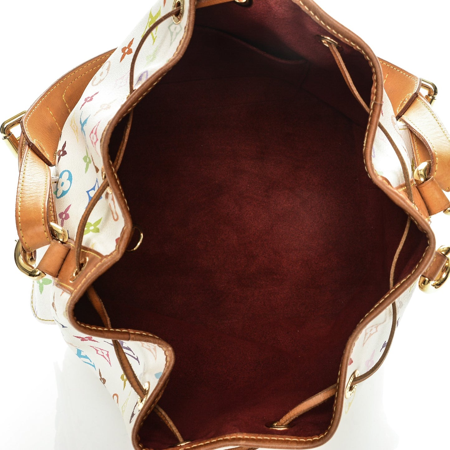 Monogram Multicolor Petit Noe White