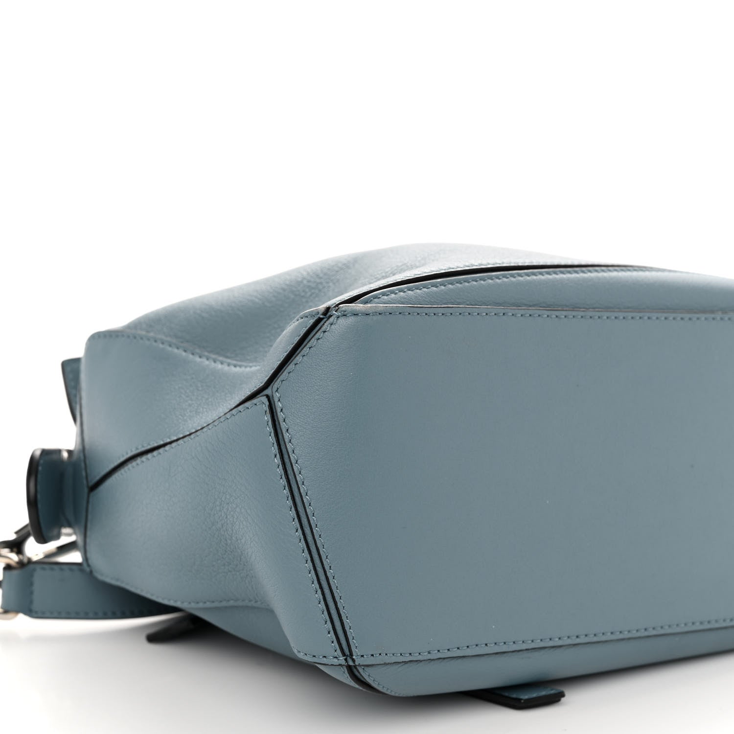 Loewe Calfskin Small Puzzle Bag Stone Blue 8 of 10