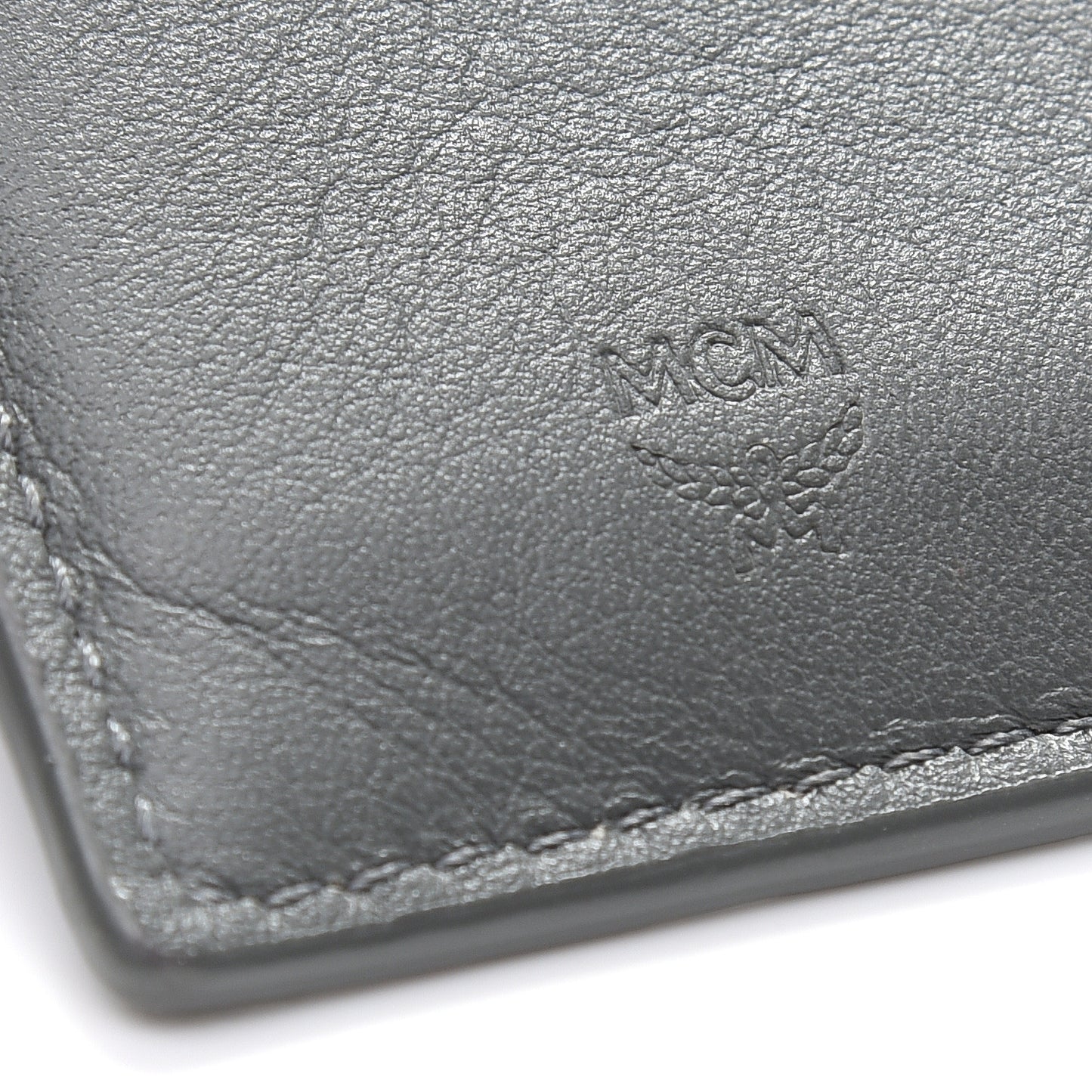 Calfskin Ottomar Monogram Bi-Fold Wallet Charcoal