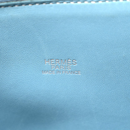 Hermes Taurillon Clemence Bolide 31 Blue Jean 6 of 10
