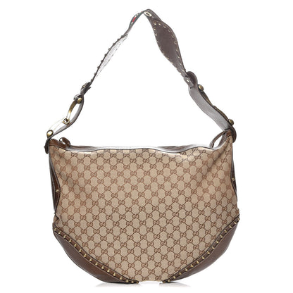 Gucci Monogram Pelham Shoulder Bag Ebony 1 of 7