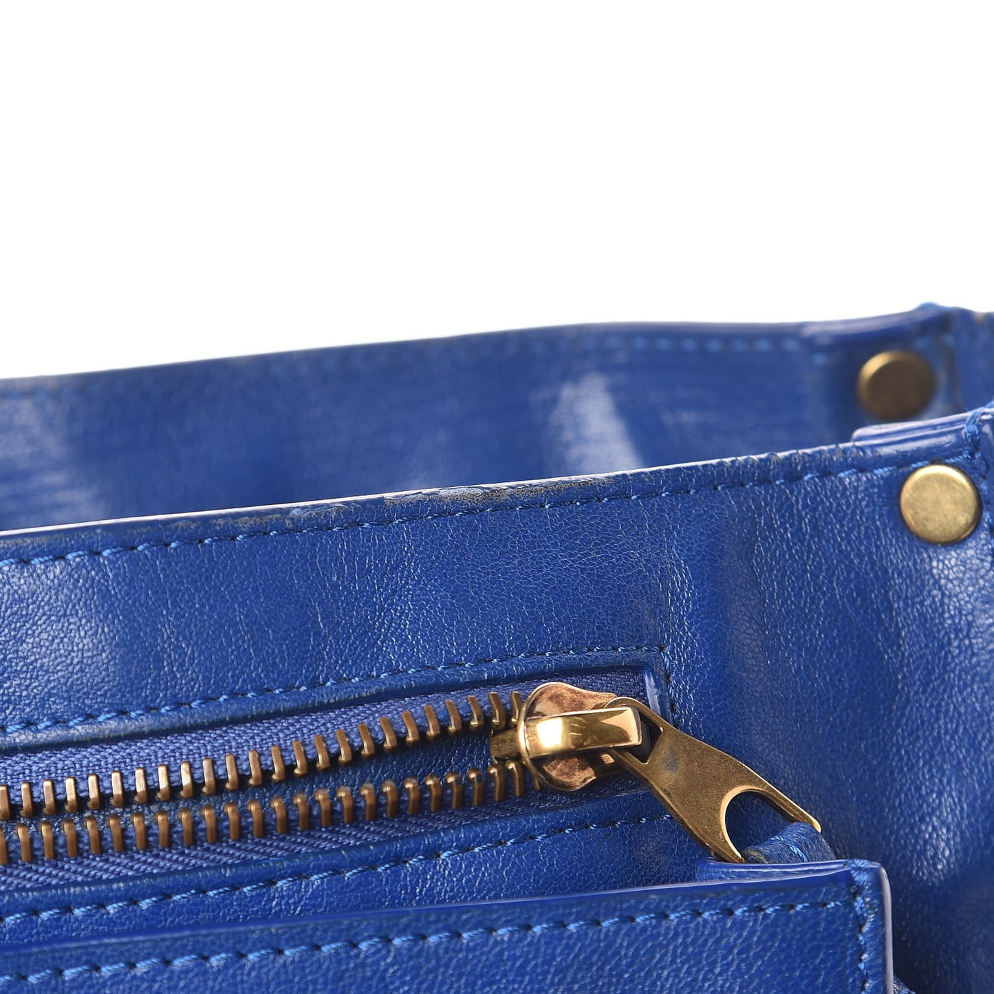 Lambskin Medium PS1 Satchel Royal Blue