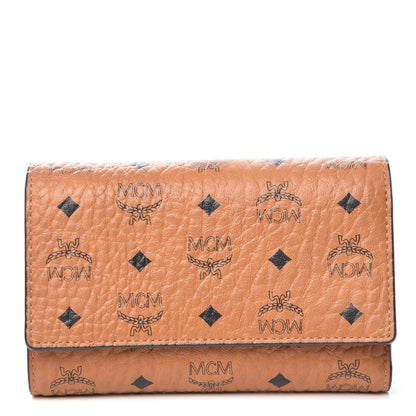 MCM Visetos Tri-Fold Wallet Cognac 1 of 11